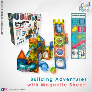 3D STEM Magnetic Sheets 68 Pcs