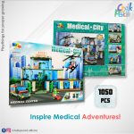 Amazing Medical City Building Blocks 1050 PCS