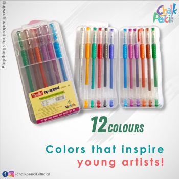 Montext Hy-Speed Gel Pen 12 Colours