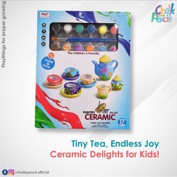 Painted Ceramic Tea Set