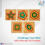 CP087 Premium 3D Shape Puzzles Set