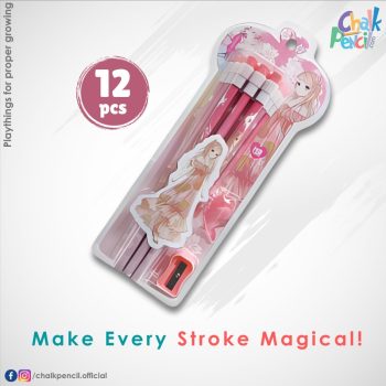 Princess Pink Pencil Set 12 pcs