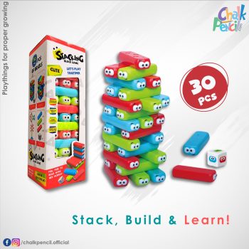 30 Piece Stacking Block Building Set - Learn and Grow
