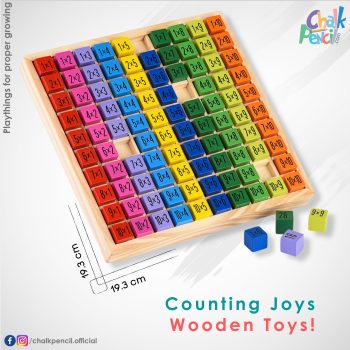Wooden Multiplication Table