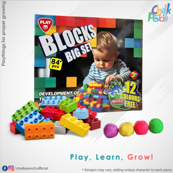Blocks Big Set with 12 Color Play-Doh